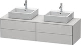 DURAVIT XSquare Waschtischunterbau 1600 mm wandhängend mit Schubkasten und Siphonausschnitt