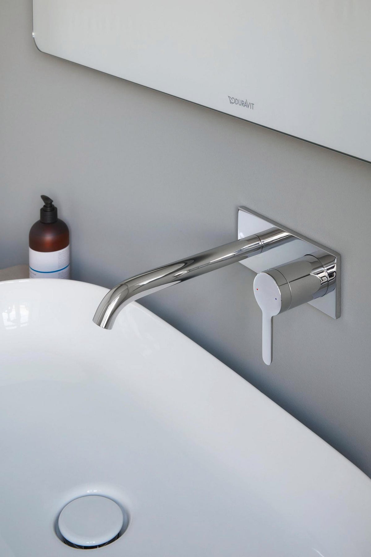 DURAVIT C.1 Einhebel-Waschtischmischer Unterputz 174 mm Schwarz Matt ohne Zugstange