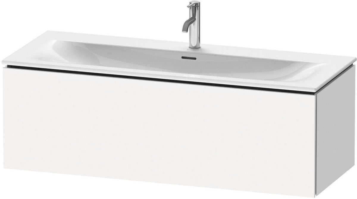 DURAVIT L-Cube Waschtischunterbau 1220 mm wandhängend mit 1 Auszug weiß matt