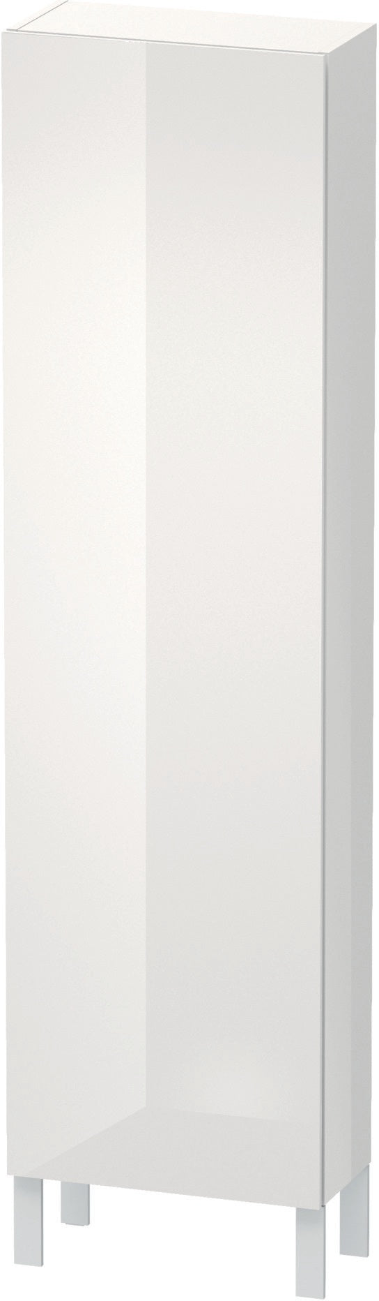 Duravit Hochschrank L-Cube 243x500x1760mm 1 Tür rechts, weiß hochglanz