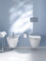 DURAVIT Wand-WC Starck 3 Compact, 485 mm Tiefspüler, Durafix, weiß