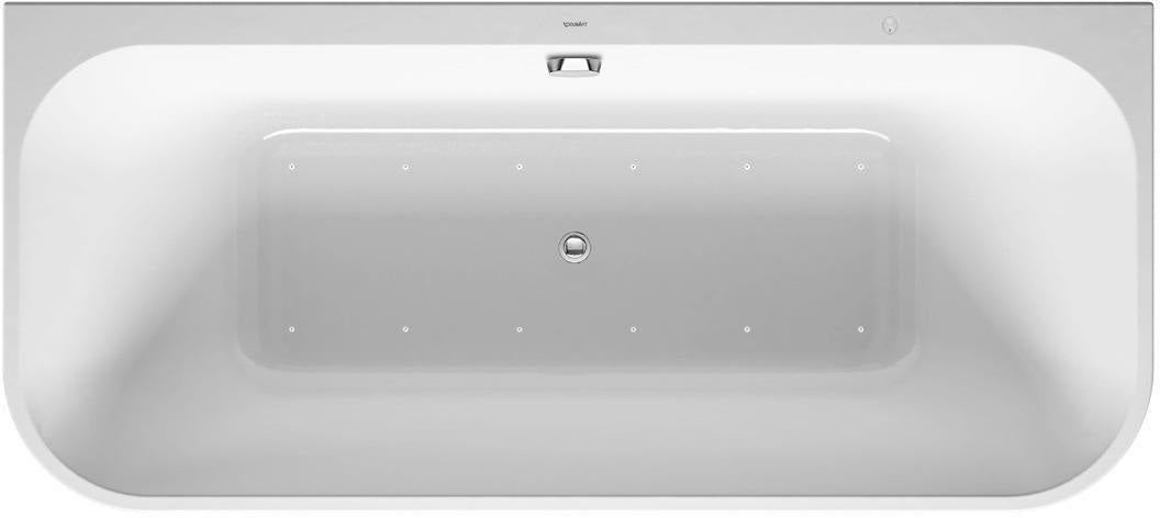 DURAVIT Happy D.2 Whirlwanne 1800x800mm Rechteck, 2-Sitzer, weiß, Vorwand, mit Verkleidung
