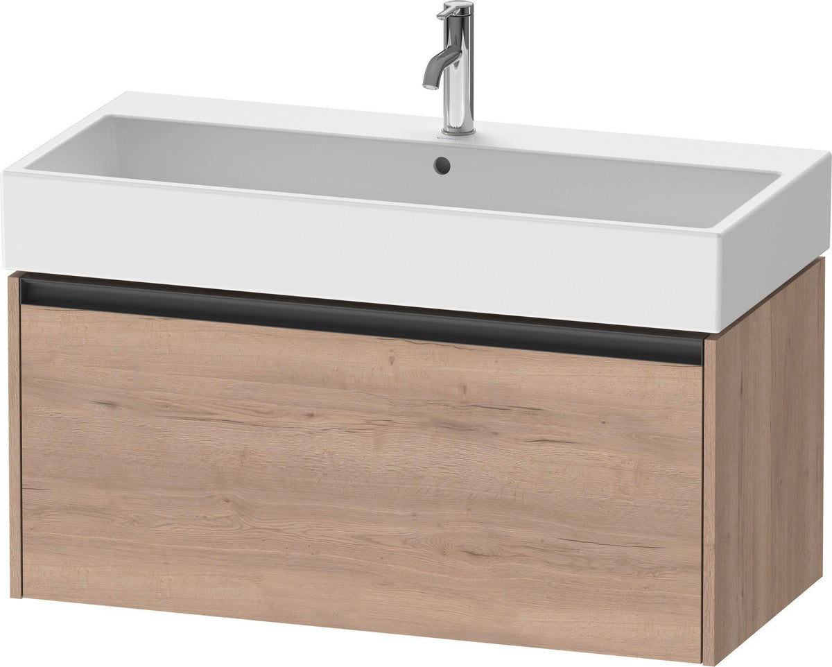 DURAVIT Ketho.2 Waschtischunterbau 984 mm betongrau matt mit 1 Auszug, wandhängend