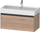 DURAVIT Ketho.2 Waschtischunterbau 984 mm betongrau matt mit 1 Auszug, wandhängend