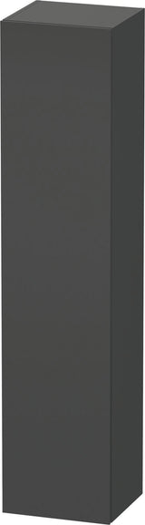 Duravit Hochschrank L-Cube 363x400x1760mm, 1 Tür rechts, graphit matt – Wandhängend mit Soft-Close