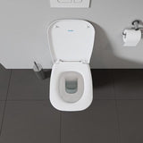 DURAVIT D-Code WC-Sitz ohne Absenkautomatik, Edelstahl-Scharniere, weiß