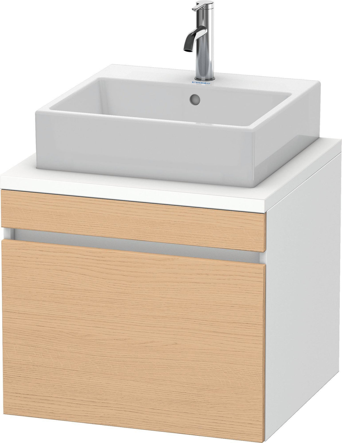 DURAVIT DuraStyle Konsolenunterschrank 600 mm betongrau matt – 1 Auszug, wandhängend