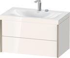 Spanplatte / weiß / m.Viu,2Schk.,503x800x480mm 2Hl,champ.m./weiß hochglanz,Rahmen