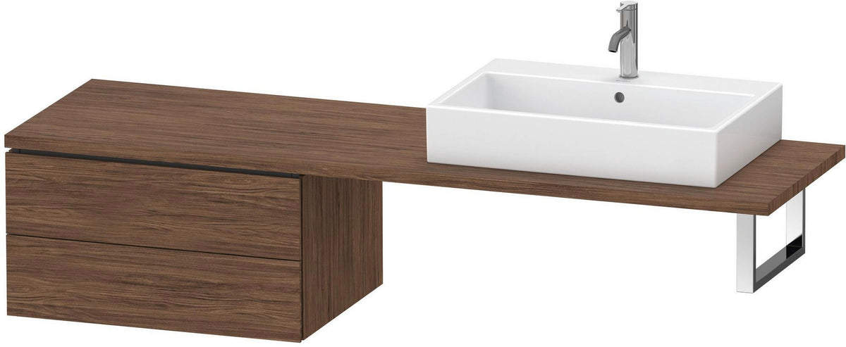 DURAVIT L-Cube Unterschrank 720 mm, 2 Schubkästen, weiß matt, wandhängend