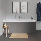 DURAVIT D-Neo Badewanne 1500x750 mm Einbauversion Weiß mit Überlauf und 1 Rückenschräge