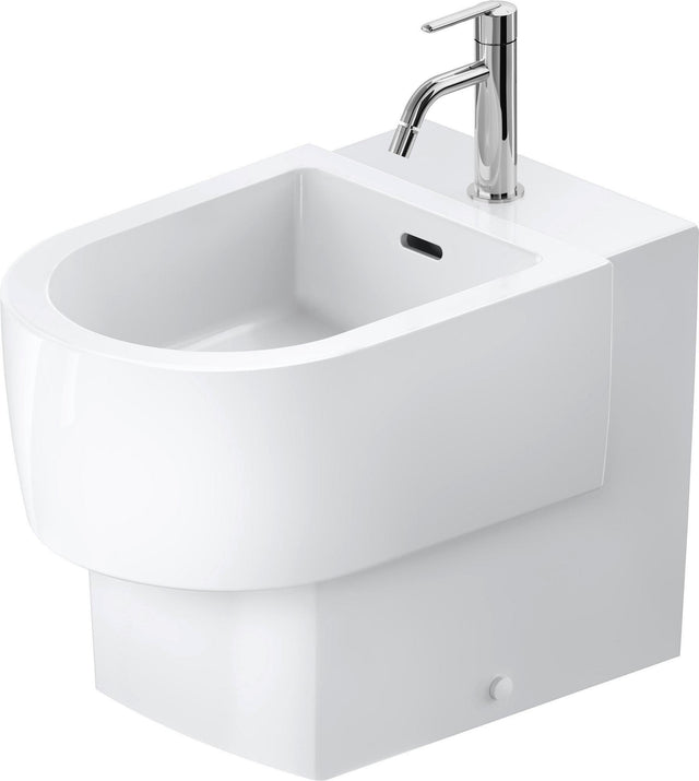 DURAVIT Balcoon Standbidet DuraShield Weiß Hochglanz 370x570mm mit Überlauf