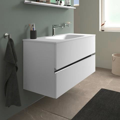 DURAVIT Sivida Möbelwaschtisch 620 mm DuroCast Plus Weiß Seidenmatt ohne Überlauf