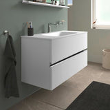 DURAVIT Sivida Spiegelablage 1200 mm in Chrom/Weiß Hochglanz – Ablage mit Befestigungsmaterial
