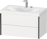 DURAVIT XViu c-bonded Waschtischset wandhängend 800x480x503mm mit 2 Schubkästen, Push-Open und Soft-Close