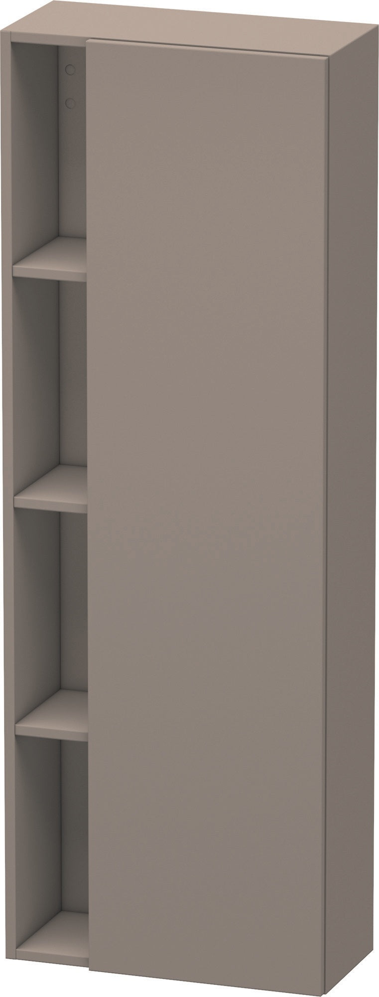 DURAVIT DuraStyle Hochschrank 1400 mm, 1 Tür links, weiß matt – wandhängend mit Soft-Close