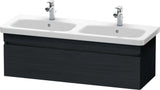 Duravit DuraStyle Waschtischunterbau 1230 mm betongrau matt – wandhängend, 1 Auszug, Soft-Close