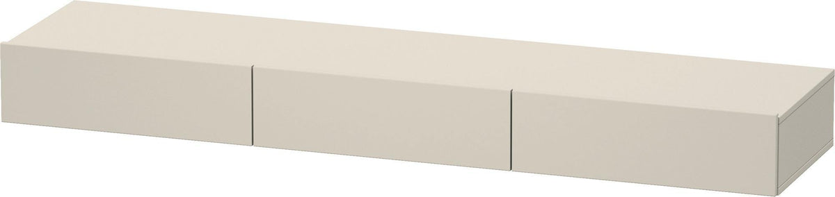 Duravit DuraStyle Schubkastenablage 1800 mm taupe – 3 Schubkästen, wandhängend
