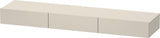 Duravit DuraStyle Schubkastenablage 1800 mm taupe – 3 Schubkästen, wandhängend