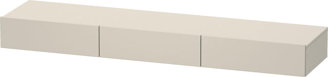 Duravit DuraStyle Schubkastenablage 1800 mm taupe – 3 Schubkästen, wandhängend
