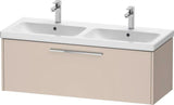 DURAVIT D-Code 2.0 Waschtischunterbau wandhängend 1184 mm mit 1 Auszug, Griff Chrom, Basalt Matt