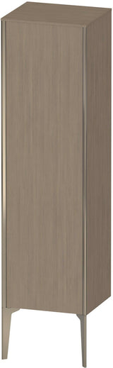 DURAVIT Halbhochschrank XViu 1330 mm Eiche Terra matt mit Tip-on Technik und Soft-Close