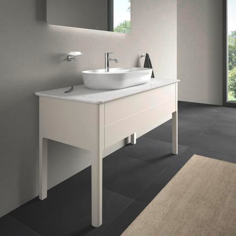 Duravit Luv Waschtischunterbau bodenstehend 1338 mm mit 1 Auszug Weiß Seidenmatt