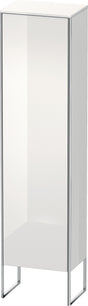 DURAVIT XSquare Hochschrank 500 mm weiß hochglanz, bodenstehend, 1 Tür mit Tip-On und Soft-Close