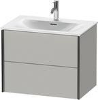 2Schubk.,schwarz matt/betongrau