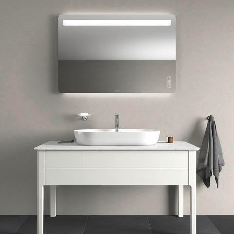 DURAVIT Luv Wandspiegel 500x800 mm mit LED-Beleuchtung, Spiegelheizung und berührungsloser Bedienung