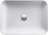 DURAVIT Aufsatzbecken Cape Cod 550 mm Weiß ohne Überlauf von Philippe Starck