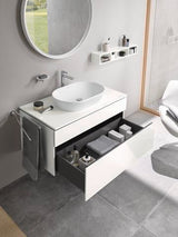 DURAVIT L-Cube Regalelement 800 mm, 3 Fächer, betongrau matt, wandhängend