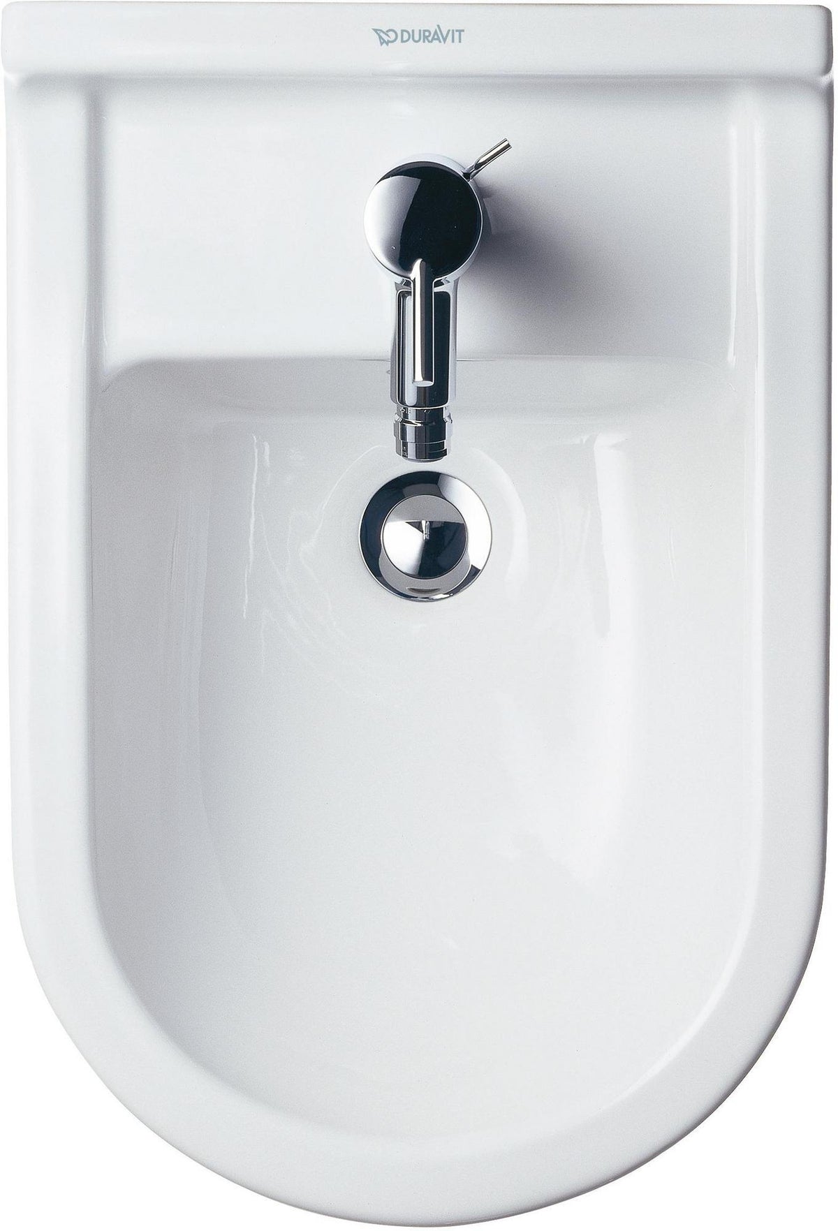 DURAVIT Wand-Bidet Starck 3 540 mm mit Überlauf & Hahnlochbank, weiß