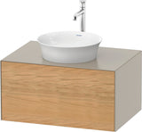 DURAVIT White Tulip Waschtischunterbau 800 mm, 1 Auszug, LED-Beleuchtung, anthrazit