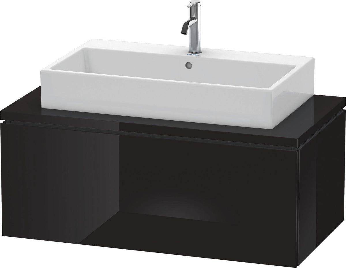 DURAVIT L-Cube Konsolenunterschrank 1020 mm betongrau matt mit 1 Auszug und Tip-on-Technik