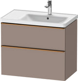 Duravit D-Neo Waschtischunterbau 784 mm Eiche Schwarz Bronze, wandhängend, 1 Auszug