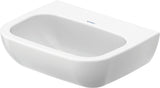 Duravit D-Code Waschtisch 550 mm weiß, wandhängend, mit Hahnlochbank und 1 Hahnloch