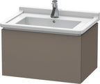 flannel grey seidenmatt / Mitteldichte Faserplatte (MDF) / 1 Auszug
