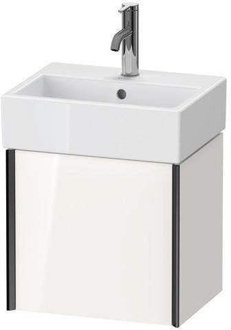 Duravit Waschtischunterbau XVIU 397x434x334mm Pro sw ma TA li ta s-matt – wandhängend, 1 Tür, Aluminiumprofil