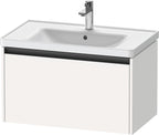 weiß matt / 1 Auszug / Waschtischunterbau