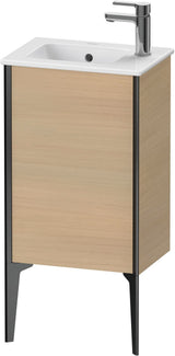 DURAVIT XViu Waschtischunterbau bodenstehend 594x410x290 mm, 1 Tür rechts, mediterrane Eiche