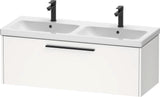 DURAVIT D-Code 2.0 Waschtischunterbau wandhängend 1184 mm mit 1 Auszug, Griff Chrom, Basalt Matt