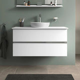 DURAVIT Sivida Spiegel Ablage 1000 mm Chrom/Nussbaum Matt – Badablage mit Befestigungsmaterial