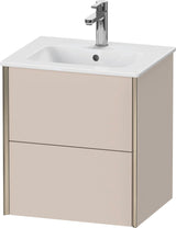 DURAVIT XViu Waschtischunterbau wandhängend 510 mm mit 2 Schubkästen und Tip-on Technik