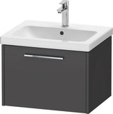 Duravit D-Code 2.0 Waschtischunterbau 584 mm Weiß Matt mit Auszug und Chromgriff