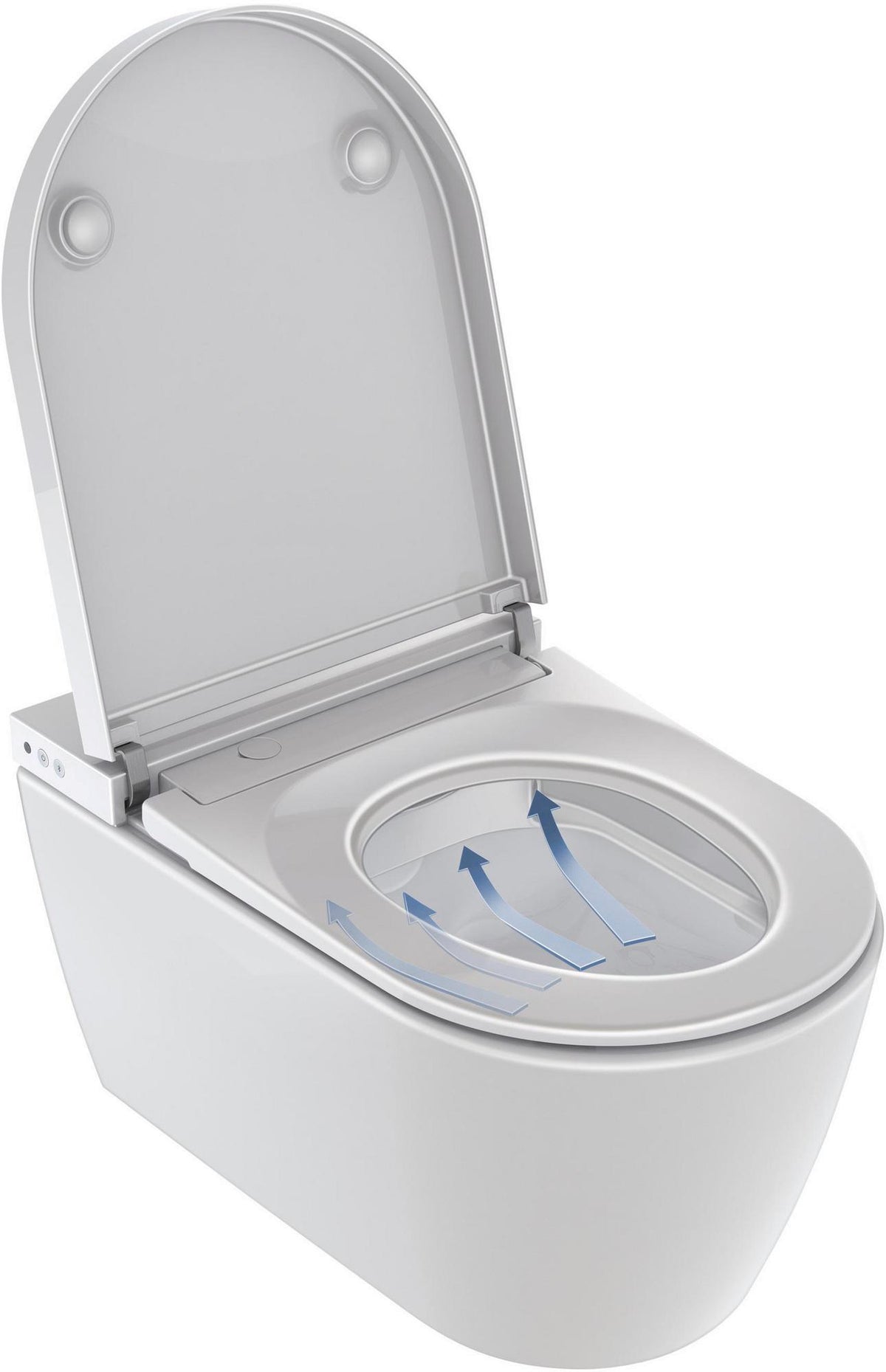 DURAVIT SensoWash Starck f Kompakt-Dusch-WC mit Sitzheizung, Warmluftfön und HygieneGlaze