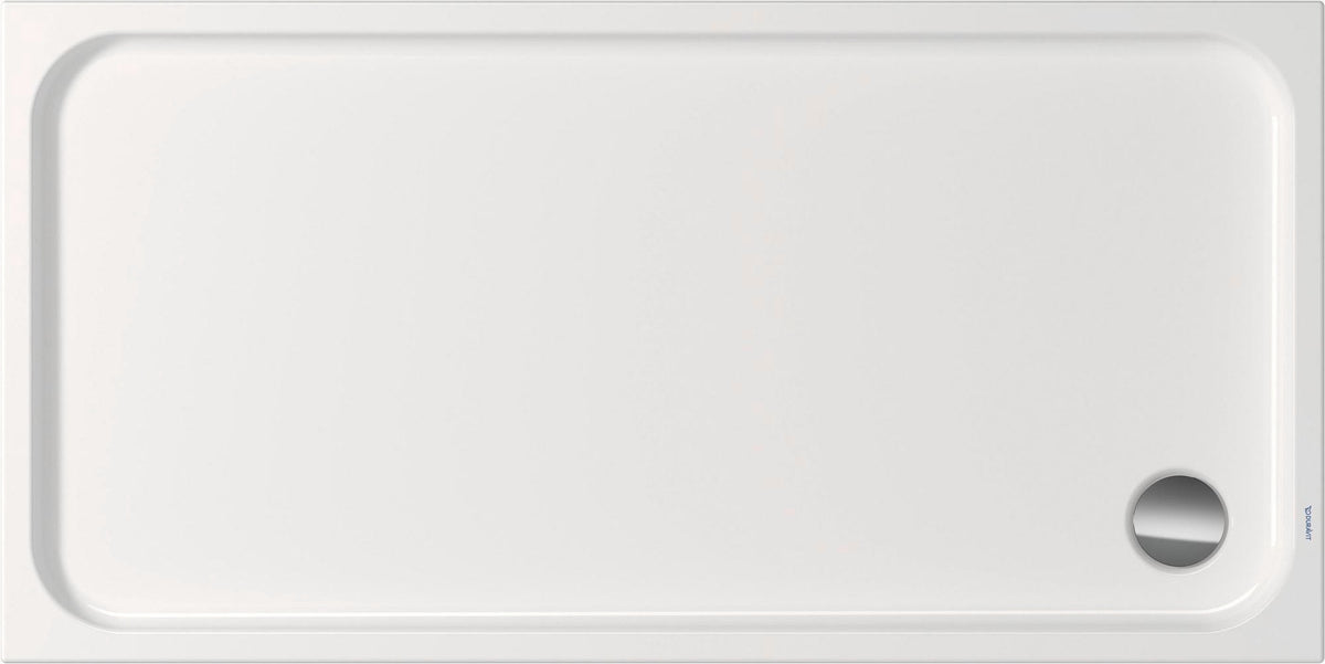 DURAVIT D-Code Duschwanne 1300x800 mm Sanitäracryl mit Antislip in Weiß