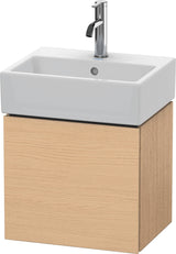 Duravit L-Cube Waschtischunterbau 434 mm weiß matt, 1 Tür links, wandhängend