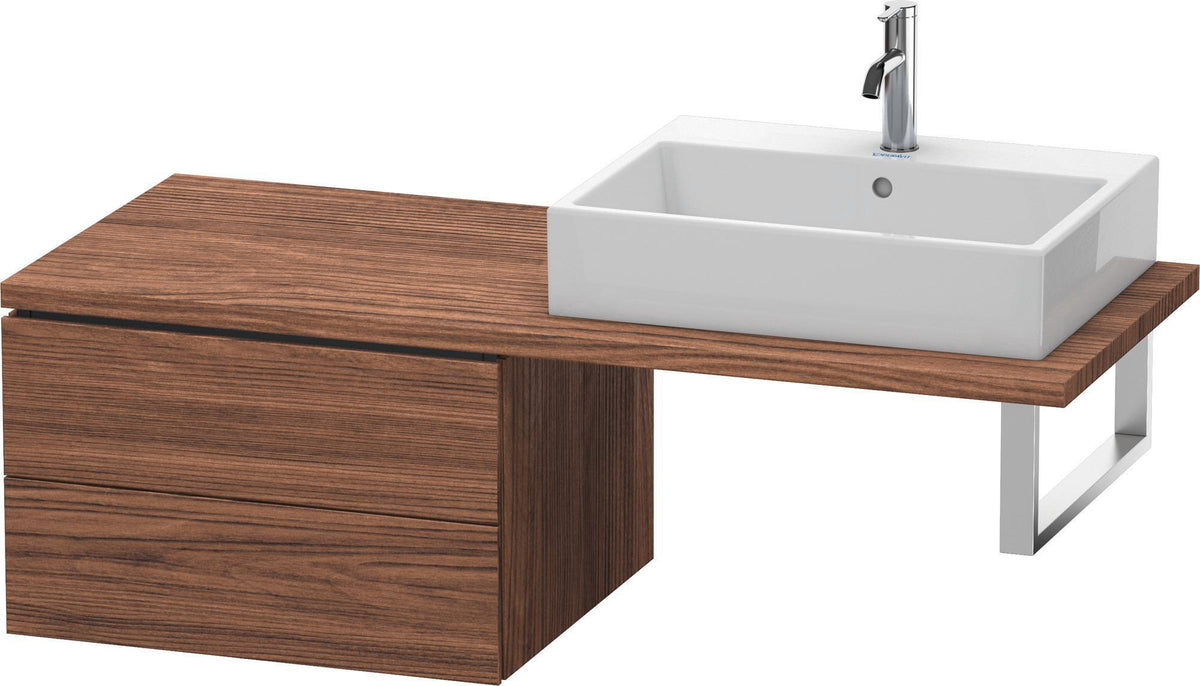 Duravit L-Cube Konsolenunterschrank 620 mm Weiß Matt mit 2 Schubkästen und Tip-on-Technik