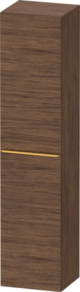 DURAVIT D-Neo Hochschrank 400x360x1760 mm, 1 Tür links, Eiche Schwarz – Matt, Soft-Close