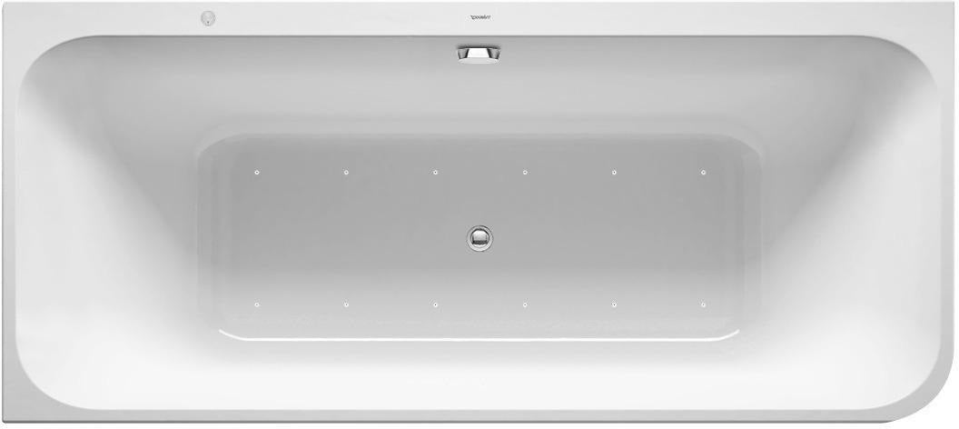 DURAVIT Happy D.2 Eckwhirlwanne 1800x800 mm links, Air-System, 2-Sitzer, weiß